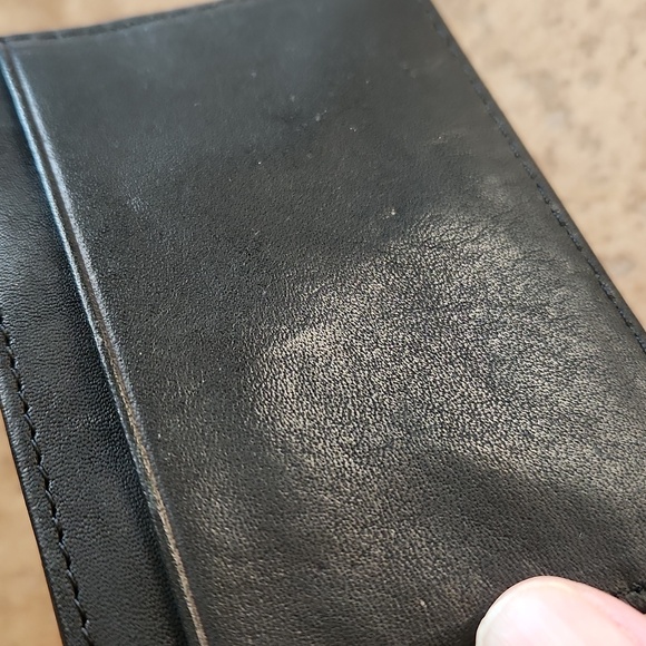 Marc New York Brown Leather Card Holder - Picture 4 of 6